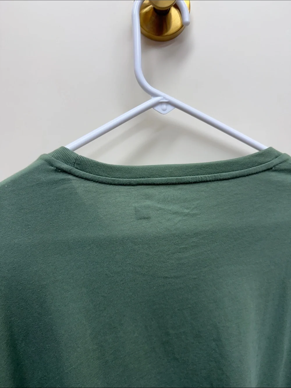 Polo by Ralph Lauren Olive Long-Sleeve Crew Shirt with Yellow Pony